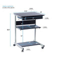 Space-Saving Ergonomic Computer Desk