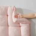 Tufted Queen Puffy Headboard for College by DormCo