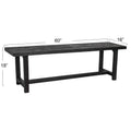 Stylish Acacia Trestle Bench