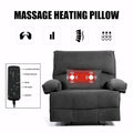Spacious Manual Recliner Sofa Chair for Living Room