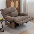Spacious Manual Recliner Sofa Chair for Living Room