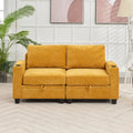 Versatile Chenille Storage Loveseat Sofa