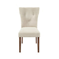 Set of 2 Chastin Farmhouse Upholstered Dining Chairs in Rubberwood by Christopher Knight Home