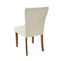 Set of 2 Chastin Farmhouse Upholstered Dining Chairs in Rubberwood by Christopher Knight Home
