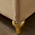 Contemporary Velvet Chaise Lounge Chair with Storage