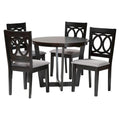 Kara Contemporary 5-Piece Wooden Dining Set