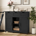 Roomfitters Morden Buffet Sideboard Cabinet with Doors and Drawers - Stylish Coffee Bar and Storage Solution