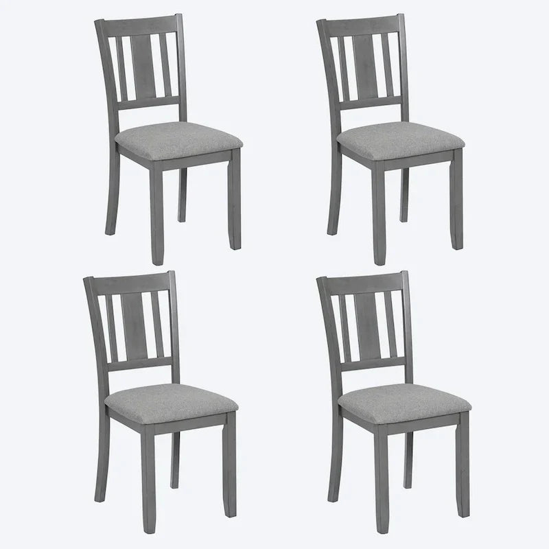 4-Piece Counter Height Dining Chair Set with Cushioned Seats