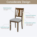 4-Piece Counter Height Dining Chair Set with Cushioned Seats