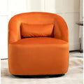 360-Degree Swivel Barrel Accent Chair