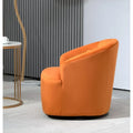 360-Degree Swivel Barrel Accent Chair