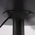 Height Adjustable 360° Swivel Round Pub Table - Bar Table 25-35 Inches