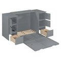 Full-Size Murphy Bed with Storage Drawers