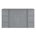 Full-Size Murphy Bed with Storage Drawers