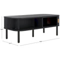 SAFAVIEH Home Tealla 2-Door Tambour Coffee Table - 43"W x 22"D x 17"H