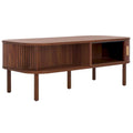 SAFAVIEH Home Tealla 2-Door Tambour Coffee Table - 43"W x 22"D x 17"H