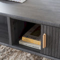 SAFAVIEH Home Tealla 2-Door Tambour Coffee Table - 43"W x 22"D x 17"H