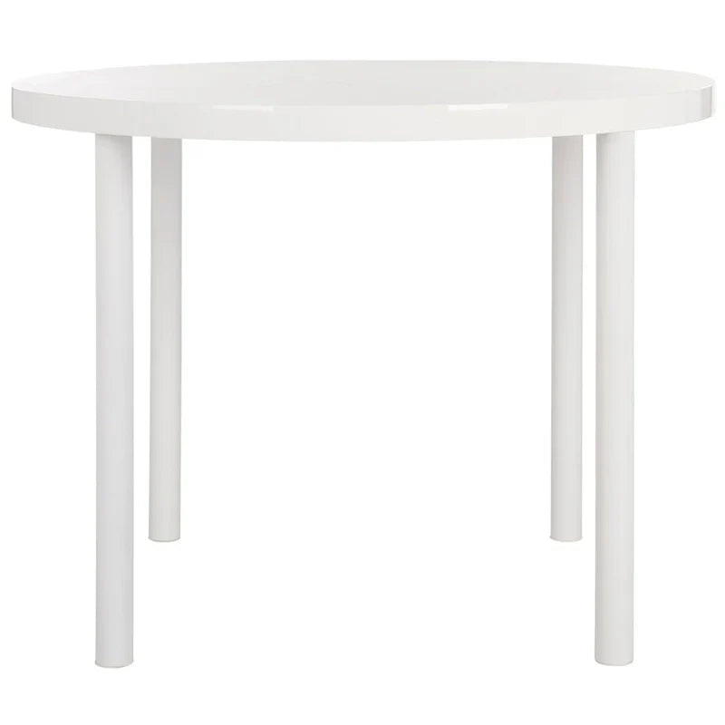 SAFAVIEH Janell White Dining Table - 39.4" Square x 30" Height