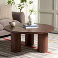 SAFAVIEH Home Mork Round Coffee Table with 3 Legs - 40" W x 40" D x 18" H