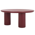 SAFAVIEH Home Mork Round Coffee Table with 3 Legs - 40" W x 40" D x 18" H