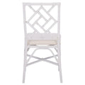 Set of 2 SAFAVIEH Maye Rattan Accent Chairs with Cushions - Dimensions: 18.5" W x 20.9" L x 35.8" H
