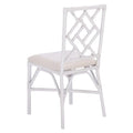 Set of 2 SAFAVIEH Maye Rattan Accent Chairs with Cushions - Dimensions: 18.5" W x 20.9" L x 35.8" H
