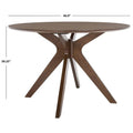 SAFAVIEH Couture Meiko 46-Inch Round Dining Table - Dimensions: 46" W x 46" D x 30" H