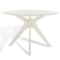 SAFAVIEH Couture Meiko 46-Inch Round Dining Table - Dimensions: 46" W x 46" D x 30" H
